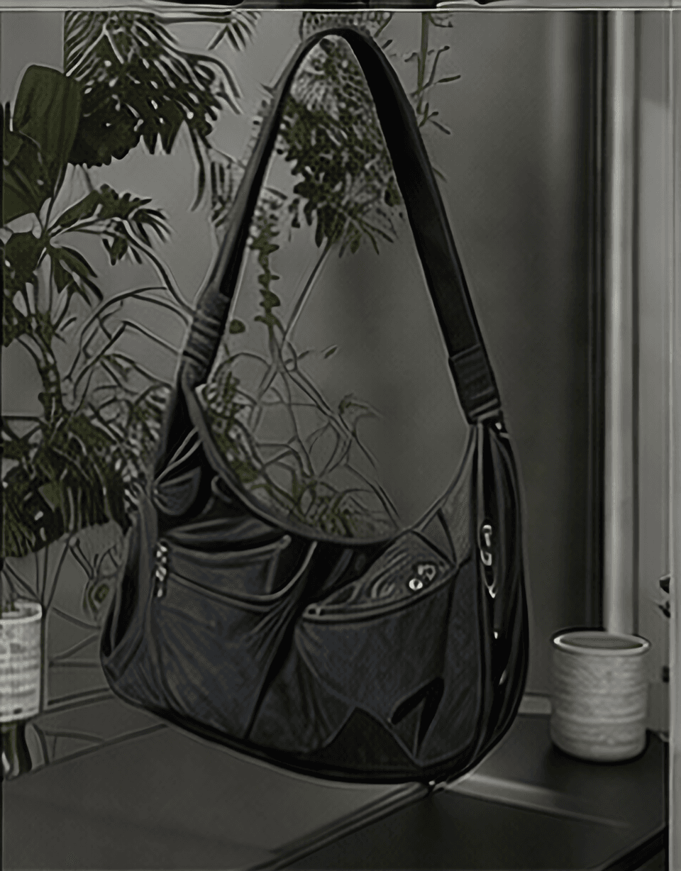 デニムショルダーバッグ