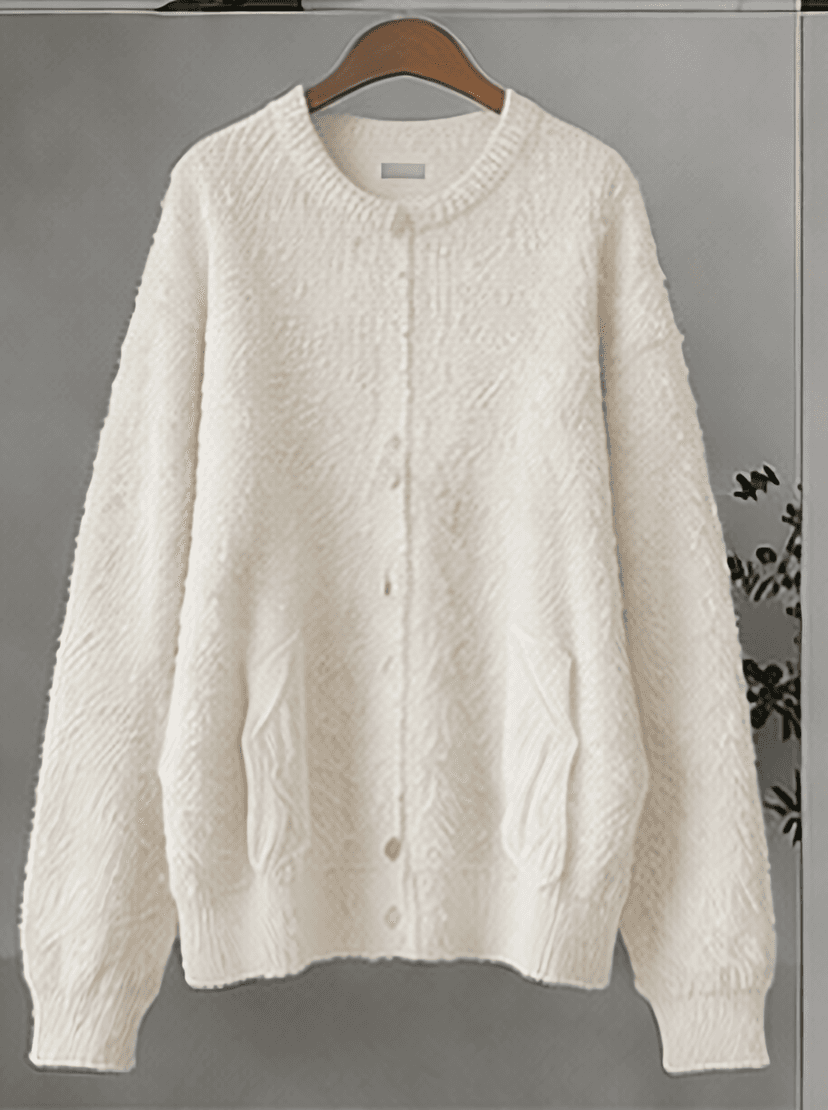 ブークレニットカーディガン