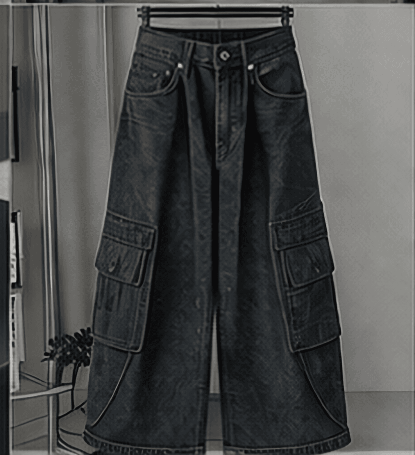 カーゴワイドデニム